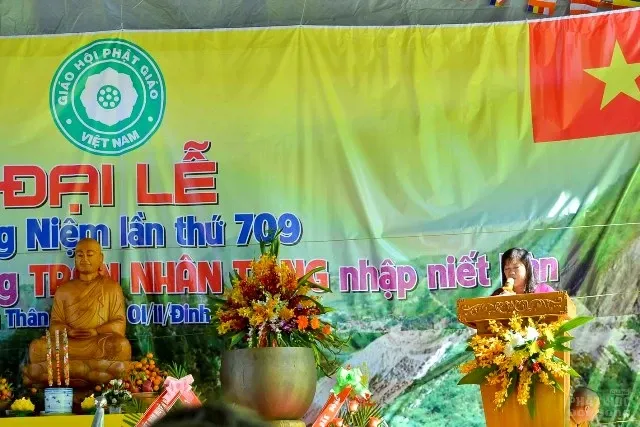 Đại lễ tưởng niệm lần thứ 709 Phật Hoàng Trần Nhân Tông tại Thiền viện Trúc Lâm Đạo Nguyên image-1731941576396