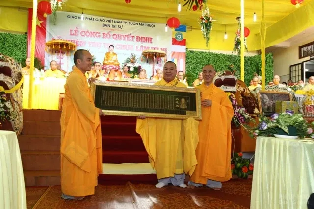 Đăk Lăk: Bổ nhiệm ĐĐ Thích Nhuận Đức trụ trì chùa Lâm Tỳ Ni 23 Đăk Lăk: Bổ nhiệm ĐĐ Thích Nhuận Đức trụ trì chùa Lâm Tỳ Ni image-1731938826711