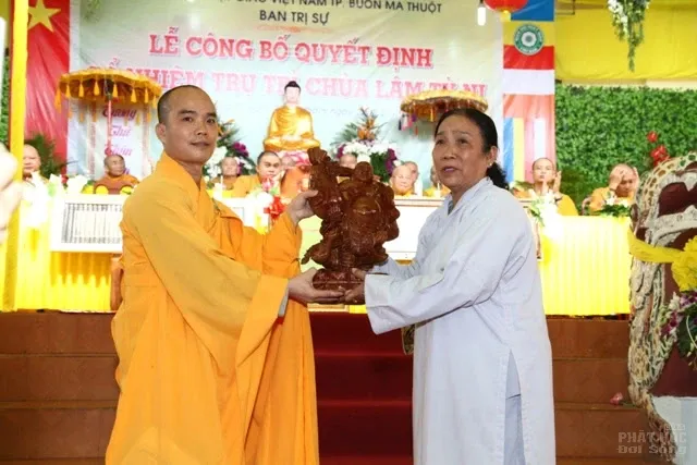 Đăk Lăk: Bổ nhiệm ĐĐ Thích Nhuận Đức trụ trì chùa Lâm Tỳ Ni image-1731938836229