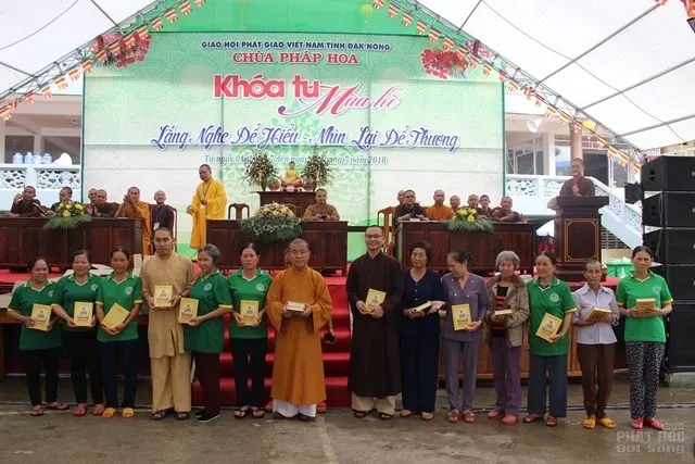 Đăk Nông: Bế mạc khóa tu mùa hè 2018 chùa Pháp Hoa image-1732291444638