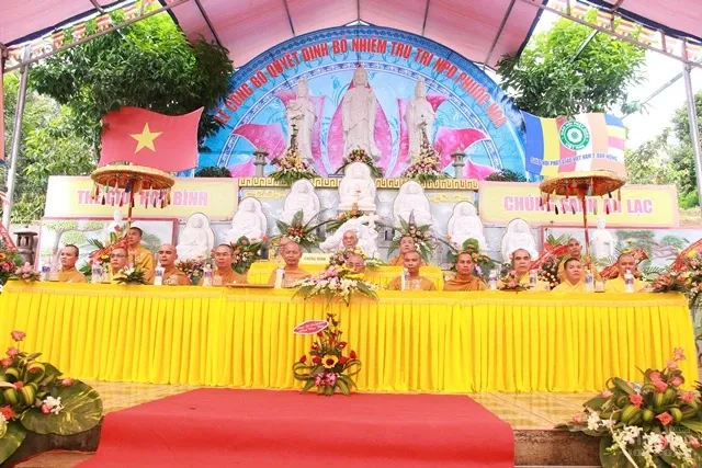Đăk Nông: Bổ nhiệm trụ trì chùa Phước Hoa image-1731919929917