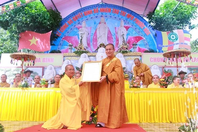 Đăk Nông: Bổ nhiệm trụ trì chùa Phước Hoa image-1731919934447