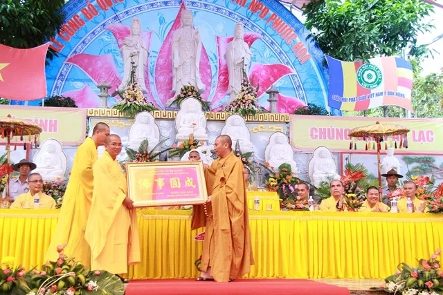 Đăk Nông: Bổ nhiệm trụ trì chùa Phước Hoa image-1731919942157