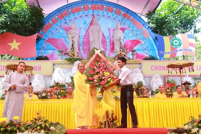 Đăk Nông: Bổ nhiệm trụ trì chùa Phước Hoa image-1731919944270