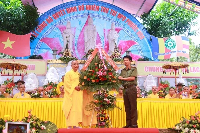 Đăk Nông: Bổ nhiệm trụ trì chùa Phước Hoa image-1731919945737