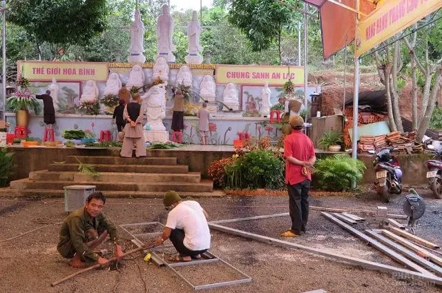 Đăk Nông: Công tác chuẩn bị bổ nhiệm trụ trì Chùa Phước Hoa image-1731919957796