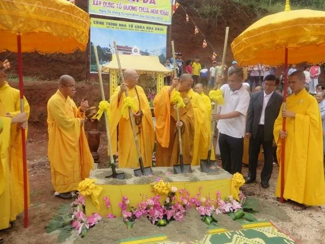Đăk Nông: Húy kỵ lần thứ 53 cố TT Thích Thông Tịnh - đặt đá xây dựng nhà Tổ chùa Hoa Khai Đăk Nông: Húy kỵ lần thứ 53 cố TT Thích Thông Tịnh - đặt đá xây dựng nhà Tổ chùa Hoa Khai image-1731936803388