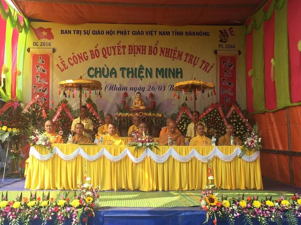 Đăk Nông: Lễ bổ nhiệm trụ trì chùa Thiện Minh image-1731746139458