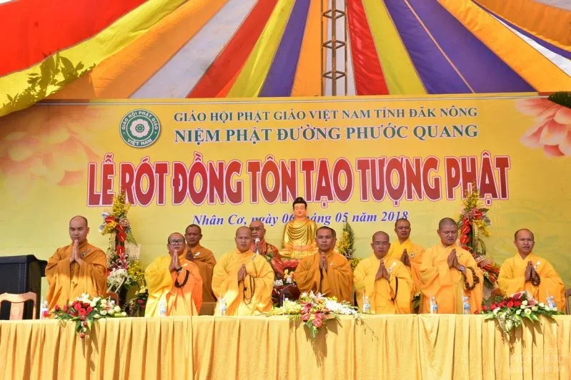 Đăk Nông: Niệm Phật đường Phước Quang đúc tượng bằng đồng image-1731944793795