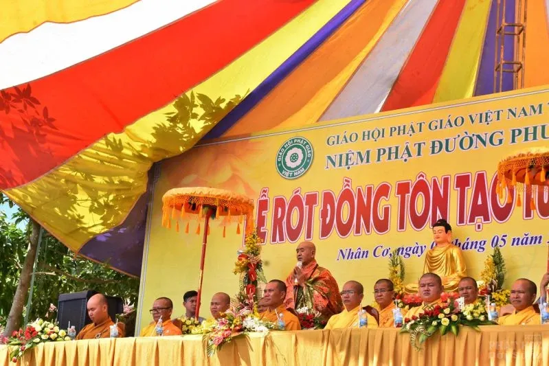 Đăk Nông: Niệm Phật đường Phước Quang đúc tượng bằng đồng image-1731944796651