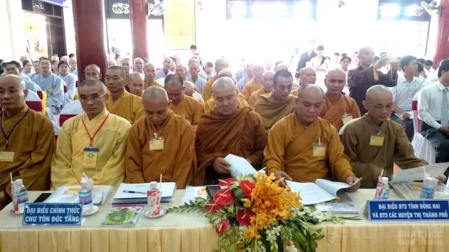 Đồng Nai: Đại hội Đại biểu Phật giáo huyện Nhơn Trạch Khoá V (Nhiệm kỳ 2016-2021) 9 Đồng Nai: Đại hội Đại biểu Phật giáo huyện Nhơn Trạch Khoá V (Nhiệm kỳ 2016-2021) image-1731726919884