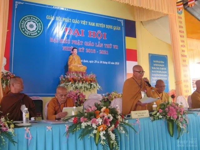 Đồng Nai : Đại hội Phật Giáo Huyện Định Quán Khóa VII (nhiệm kỳ 2016-2021) image-1731726654764