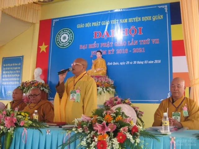 Đồng Nai : Đại hội Phật Giáo Huyện Định Quán Khóa VII (nhiệm kỳ 2016-2021) image-1731726657713