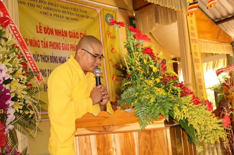 Đồng Nai: Lễ đón nhận giáo chỉ Thượng tọa cho Đại đức Thích Đồng Ngạn image-1731946108247
