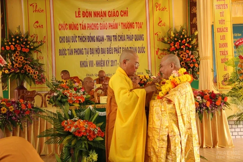 Đồng Nai: Lễ đón nhận giáo chỉ Thượng tọa cho Đại đức Thích Đồng Ngạn image-1731946114175