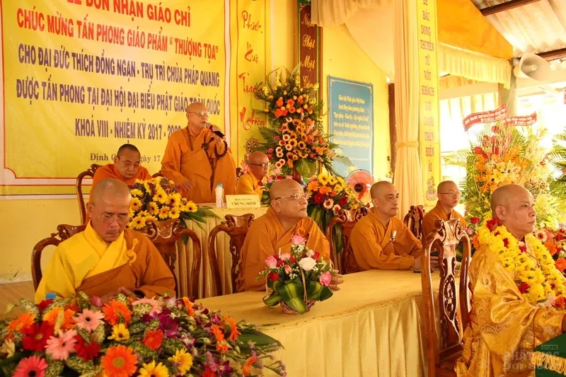 Đồng Nai: Lễ đón nhận giáo chỉ Thượng tọa cho Đại đức Thích Đồng Ngạn image-1731946121781