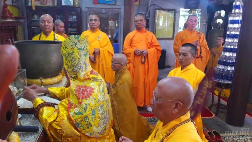 Đồng Nai: Lễ nhập kim quan cố HT.Thích Thiện Cảnh image-1732291229862