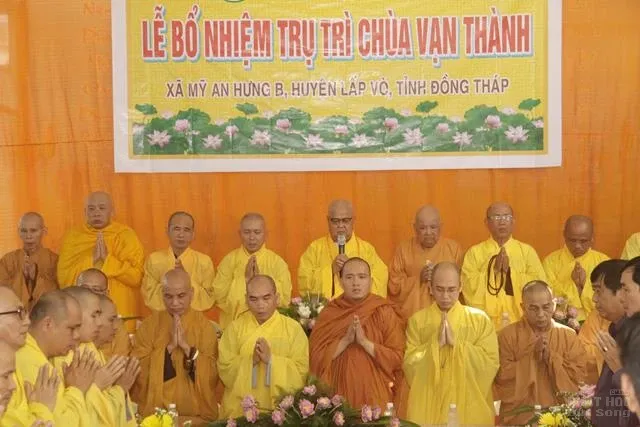 Đồng Tháp: Bổ nhiệm Đại đức Thích Hoằng Hiền trụ trì chùa Vạn Thành image-1731941224262