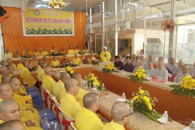 Đồng Tháp: Bổ nhiệm Đại đức Thích Hoằng Hiền trụ trì chùa Vạn Thành image-1731941228602