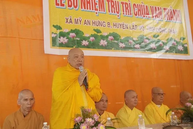 Đồng Tháp: Bổ nhiệm Đại đức Thích Hoằng Hiền trụ trì chùa Vạn Thành image-1731941229242