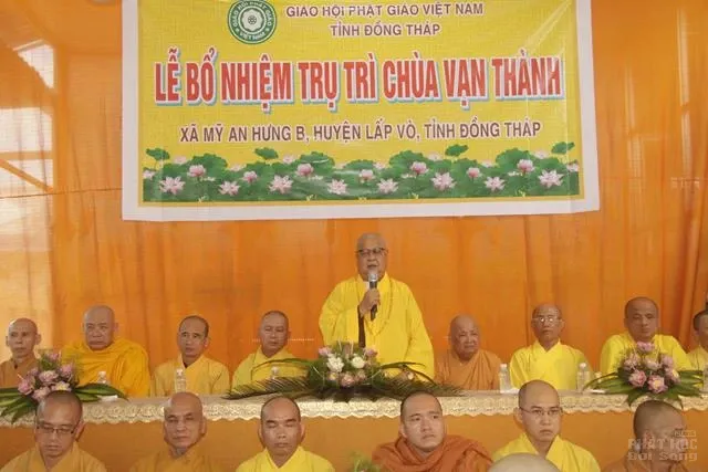 Đồng Tháp: Bổ nhiệm Đại đức Thích Hoằng Hiền trụ trì chùa Vạn Thành image-1731941235110