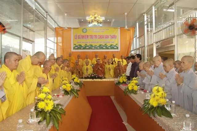 Đồng Tháp: Bổ nhiệm Đại đức Thích Hoằng Hiền trụ trì chùa Vạn Thành image-1731941237708