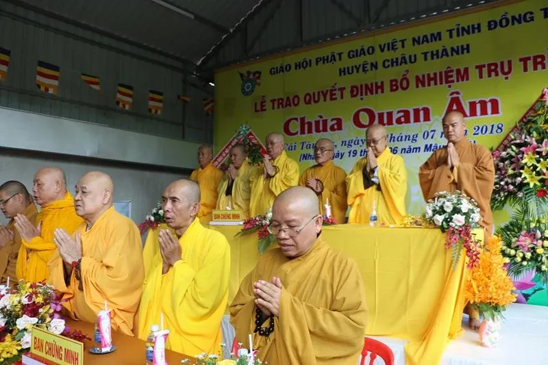 Đồng Tháp: Bổ nhiệm Sư cô Thích Nữ Tâm Thường trụ trì chùa Quán Âm 3 Đồng Tháp: Bổ nhiệm Sư cô Thích Nữ Tâm Thường trụ trì chùa Quán Âm image-1731943473150