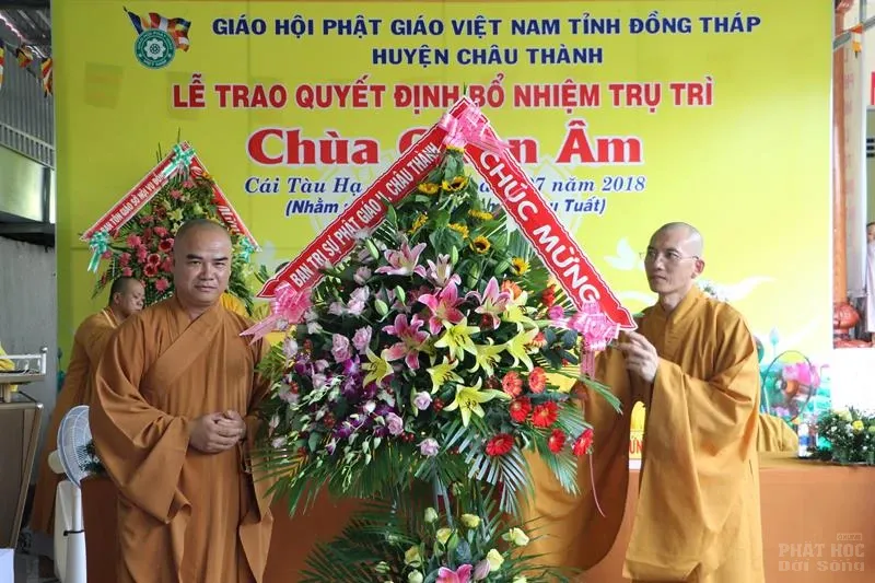 Đồng Tháp: Bổ nhiệm Sư cô Thích Nữ Tâm Thường trụ trì chùa Quán Âm 7 Đồng Tháp: Bổ nhiệm Sư cô Thích Nữ Tâm Thường trụ trì chùa Quán Âm image-1731943476636