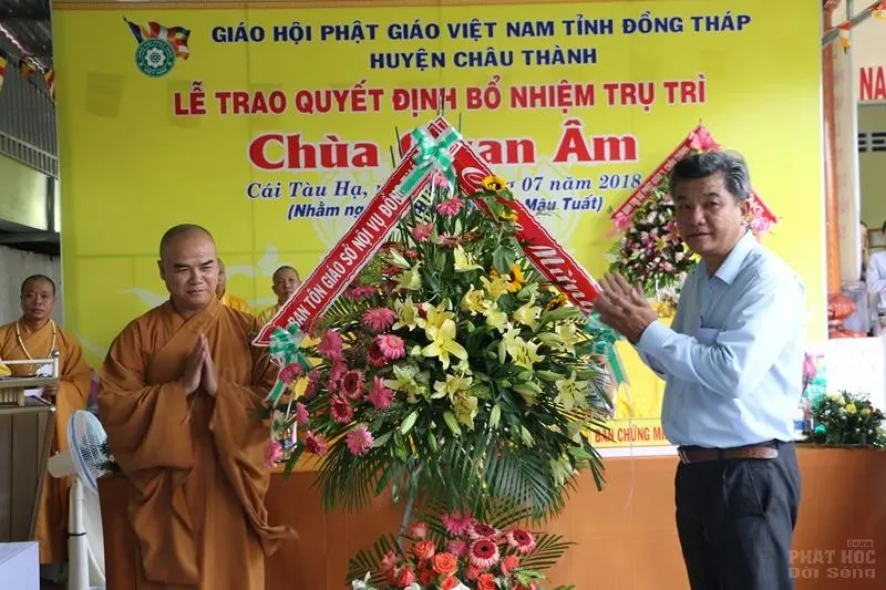 Đồng Tháp: Bổ nhiệm Sư cô Thích Nữ Tâm Thường trụ trì chùa Quán Âm 8 Đồng Tháp: Bổ nhiệm Sư cô Thích Nữ Tâm Thường trụ trì chùa Quán Âm image-1731943477483