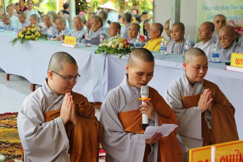 Đồng Tháp: Bổ nhiệm Sư cô Thích Nữ Tâm Thường trụ trì chùa Quán Âm 12 Đồng Tháp: Bổ nhiệm Sư cô Thích Nữ Tâm Thường trụ trì chùa Quán Âm image-1731943480736