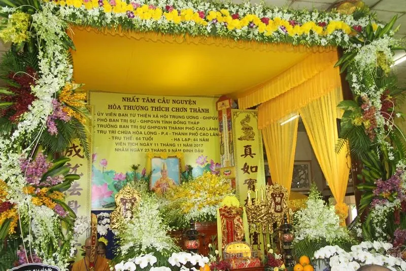 viếng tang HT. Thích Chơn Thành Đồng Tháp: Các phái đoàn viếng tang HT. Thích Chơn Thành image-1731941214912