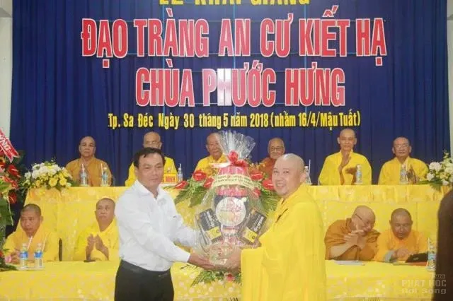 Đồng Tháp: Khai giảng khóa An cư Kiết hạ 2018 14 Đồng Tháp: Khai giảng khóa An cư Kiết hạ 2018 image-1732292321870