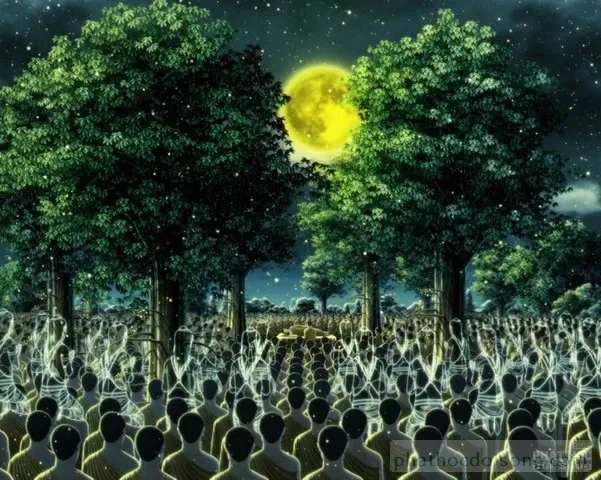 Đức Phật Thích Ca được vẽ bằng tranh 3D Thái Lan image-1731936076265