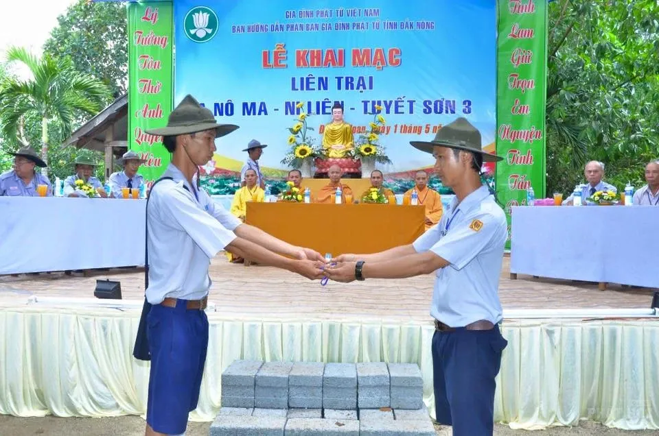 GĐPT tỉnh Đăk Nông tổ chức Liên Trại huấn luyện A Nô Ma – Ni Liên – Tuyết Sơn Khóa 3 14 GĐPT tỉnh Đăk Nông tổ chức Liên Trại huấn luyện A Nô Ma – Ni Liên – Tuyết Sơn Khóa 3 image-1731726517585