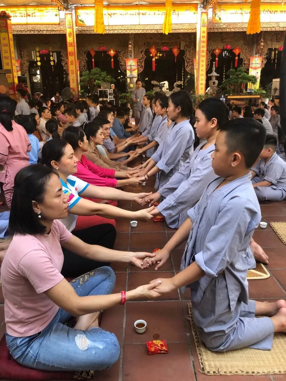 Hà Nội: Bế mạc khóa tu mùa hè 'Từ-Bi-Hỷ-Xả' lần thứ 2 Chùa Tăng Phúc 37 Hà Nội: Bế mạc khóa tu mùa hè 'Từ-Bi-Hỷ-Xả' lần thứ 2 Chùa Tăng Phúc image-1731946043524