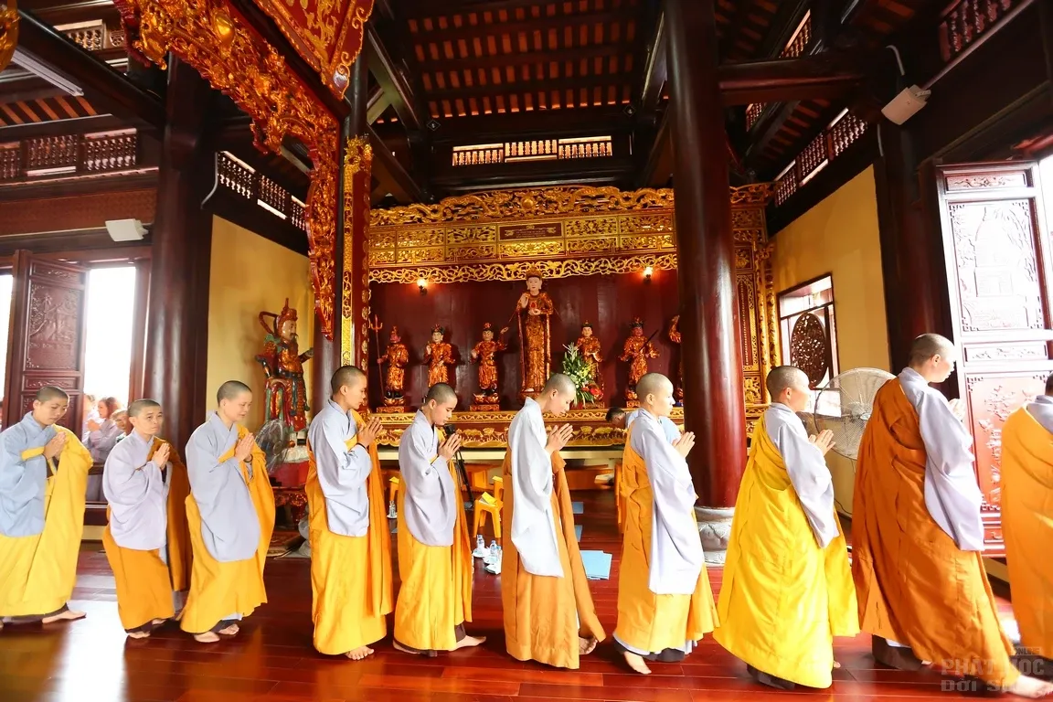 Hà Nội: Đại lễ khánh tạ Tam Bảo chùa Hòa Phúc 11 Hà Nội: Đại lễ khánh tạ Tam Bảo chùa Hòa Phúc image-1731938682565