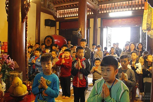 Hà Nội: Khóa tu theo dấu chân Phật lần thứ 5 Chùa Tăng Phúc image-1731930950167