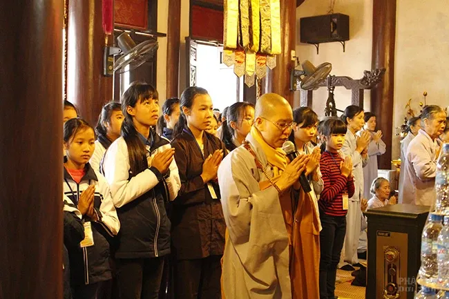 Hà Nội: Khóa tu theo dấu chân Phật lần thứ 5 Chùa Tăng Phúc image-1731930950998