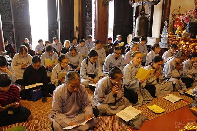 Hà Nội: Khóa tu theo dấu chân Phật lần thứ 5 Chùa Tăng Phúc image-1731930951755