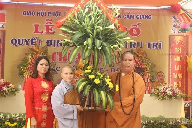 Hải Dương: Lễ Bổ nhiệm trụ trì chùa Vũ Xá 7 Hải Dương: Lễ Bổ nhiệm trụ trì chùa Vũ Xá image-1731727219366