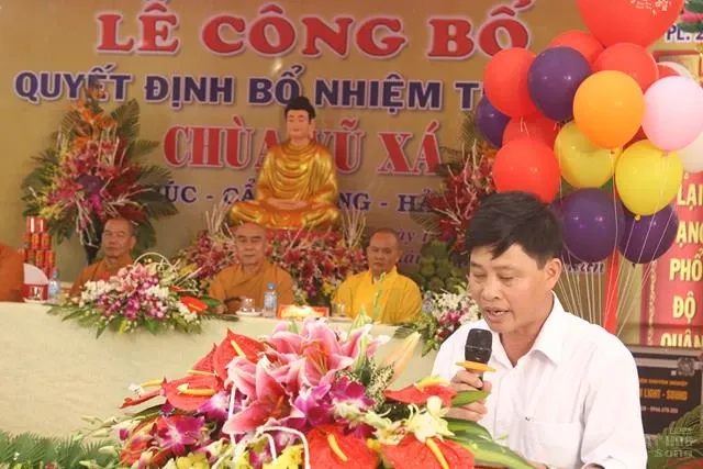 Hải Dương: Lễ Bổ nhiệm trụ trì chùa Vũ Xá 9 Hải Dương: Lễ Bổ nhiệm trụ trì chùa Vũ Xá image-1731727220493