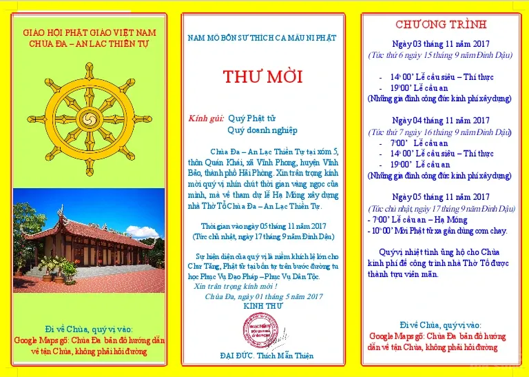 Hải Phòng: Sắp tới chùa Đa - An Lạc Thiền Tự tổ chức lễ đặt đá xây dựng nhà Tổ Hải Phòng: Sắp tới chùa Đa - An Lạc Thiền Tự tổ chức lễ đặt đá xây dựng nhà Tổ image-1731936423314
