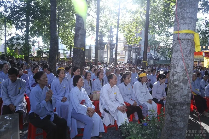 Hàng ngàn người cung tống kim quan HT.Thích Quang Đạo nhập bảo tháp image-1732286339300