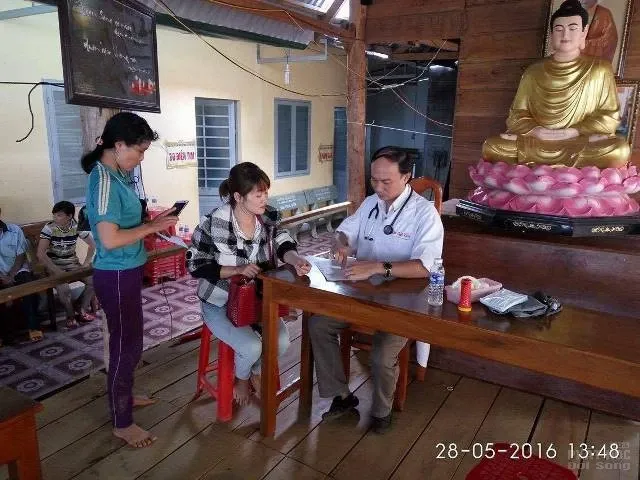 Hơn 1.000 bệnh nhân về chùa Phước Điền khám bệnh 1 Hơn 1.000 bệnh nhân về chùa Phước Điền khám bệnh image-1731747415501