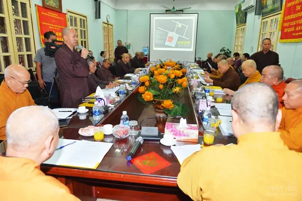 Họp triển khai công tác tổ chức Đại hội Phật giáo toàn quốc lần thứ VIII nhiệm kỳ 2017 – 2022 image-1731938552908
