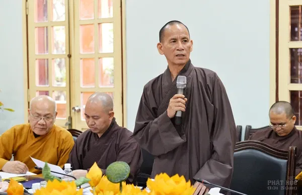 Họp triển khai công tác tổ chức Đại hội Phật giáo toàn quốc lần thứ VIII nhiệm kỳ 2017 – 2022 image-1731938559479