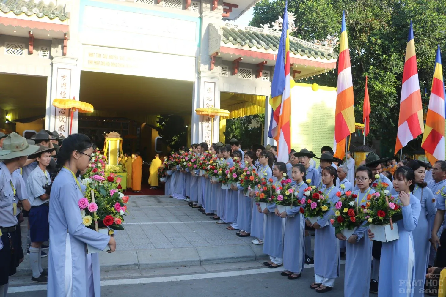 Huế: Lễ cung tống kim quan nhập bảo tháp cố HT.Thích Đức Phương image-1732291566088