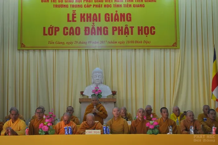 Khai giảng lớp Cao đẳng Phật học Tiền Giang khóa I 3 Khai giảng lớp Cao đẳng Phật học Tiền Giang khóa I image-1731940060605