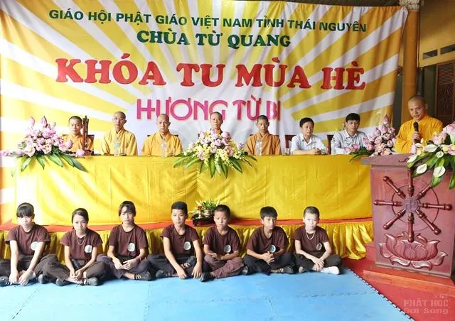 Khai mạc khóa tu mùa hè 'Hương Từ Bi' chùa Từ Quang 4 Khai mạc khóa tu mùa hè 'Hương Từ Bi' chùa Từ Quang image-1731747842611