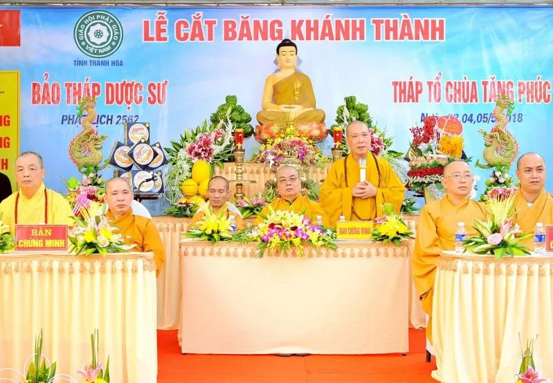 Khánh thành Bảo tháp Dược Sư và Tháp Tổ chùa Tăng Phúc image-1731942886425
